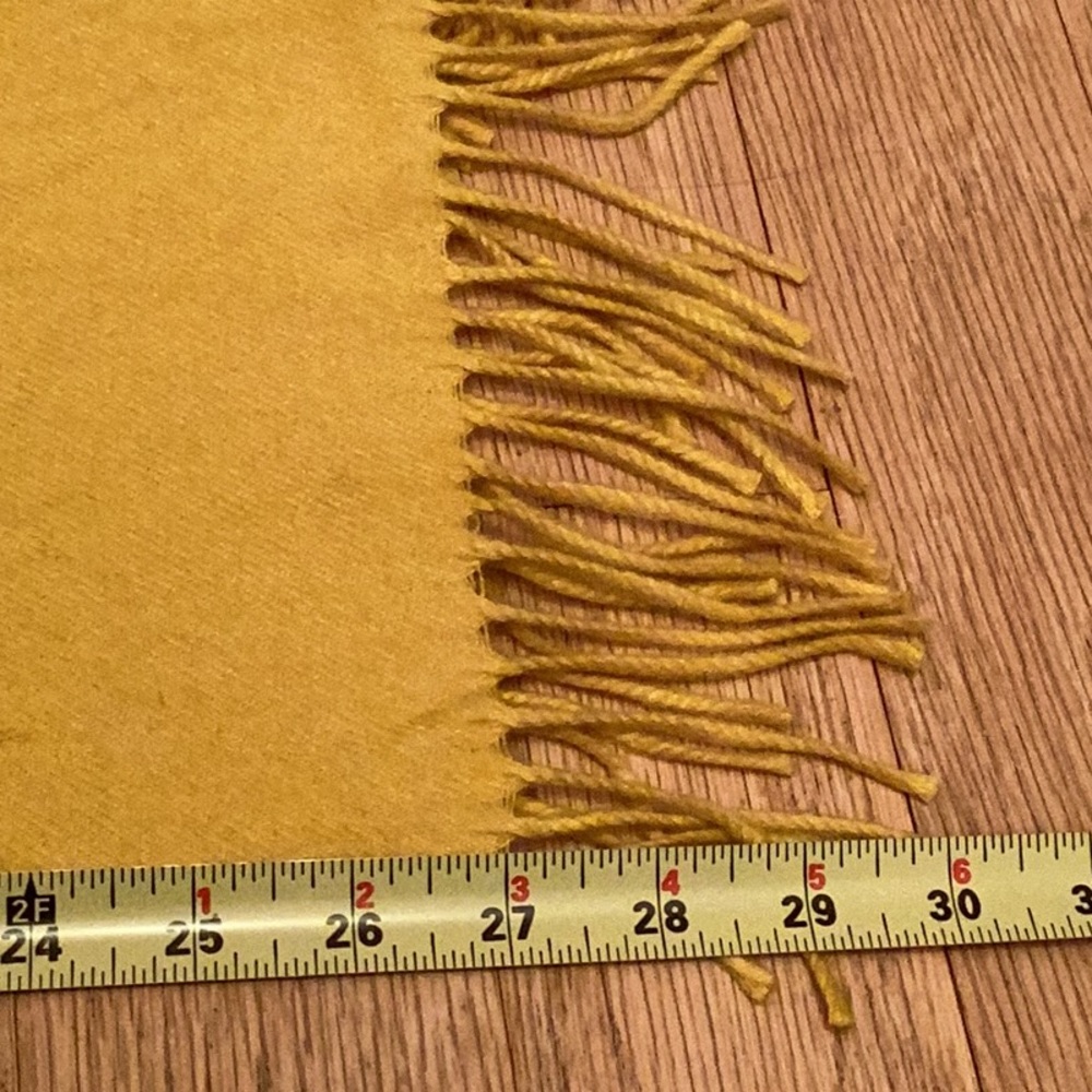 Echo acrylic wool like scarf with 3” self tassel
